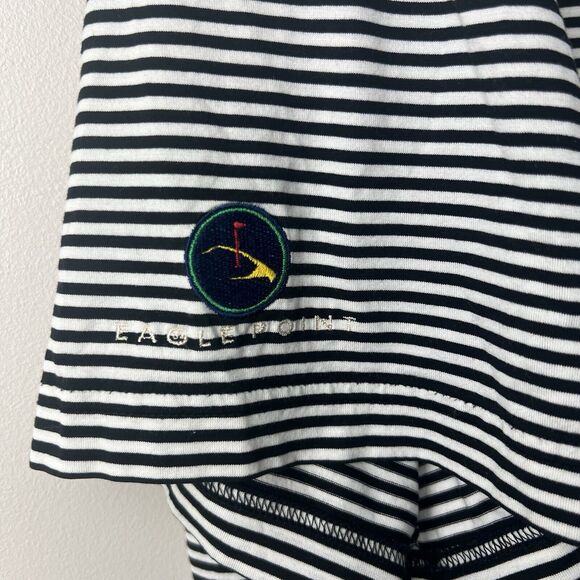 Peter Millar Men’s Striped Polo Eagle Point Golf Size Medium - Picture 5 of 6